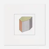 Sol LeWitt, Twelve Forms Derived From a Cube, Plate #31, 1984, screenprint in colors on Arches 88