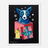 Midnight Surprise by George Rodrigue, 2000, screenprint in colors, sold Aug 2021