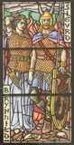 Henry John Hunt, Untitled, watercolour 18.5 x 9.5cm; and Two saints watercolour 43 x 25.5cm (3) .