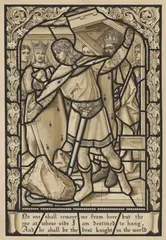 Henry John Hunt, Henry John Hunt (1904-1993) Biblical designs for a stained glass scheme five