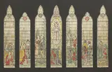 Gerald Edward Roberts Smith, Untitled, ink and watercolour 40 x 25cm