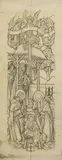 George Daniels, George Daniels (1854-1940) 'Nativity', a full-size stained glass design for Horley Church