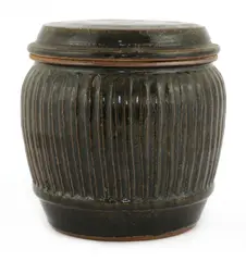 Mike Dodd, Mike Dodd (b.1943), in an olive and brown glaze
