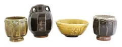 Mike Dodd, Mike Dodd (b.1943), two stoneware yunomi