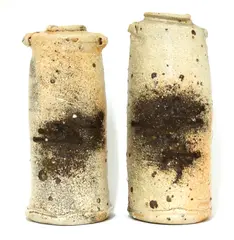 Nic Collins, Nic Collins (b.1958), a near pair of stoneware vases