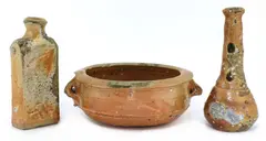 Nic Collins, Nic Collins (b.1958), three stoneware items