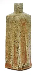 Lisa Hammond, Lisa Hammond (b.1956), an octagonal stoneware bottle vase