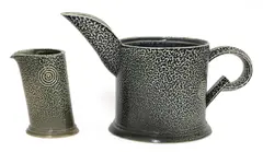 Walter Keeler (b.1942) by Walter Keeler, a large salt-glazed stoneware jug, sold Oct 2021