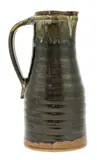 Mike Dodd, Mike Dodd (b.1943) a stoneware ewer, in a tenmoku glaze