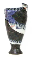 Roger Cockram, Roger Cockram (b.1947), a glazed stoneware vase