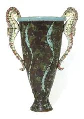 Roger Cockram, Roger Cockram (b.1947), a glazed stoneware vase