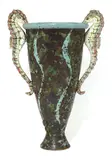Roger Cockram, Roger Cockram (b.1947), a glazed stoneware vase