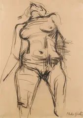 Philip Guston, Standing Nude, 1954