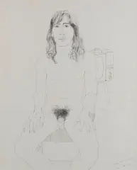 David Hockney R.A., 'Richard Neville Naked', 1971