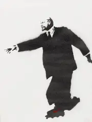 Banksy, 'Lenin on Rollerblades', 2003