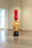 Alessandro Mendini, prototype 'Opistodomo' ceramic totem from the 'Colonne' series, designed 2008, prototype 'Opistodomo' ceramic totem from the 'Colonne' series, designed 2008