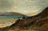 William Keith, A view of the San Francisco Bay looking west towards the Golden Gate