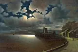 William A. Coulter, Harbor at night