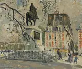 Jules Eugene Pages, Square du Vert Gallant, statue of Henry IV, Paris