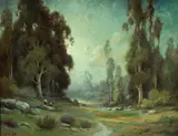 Alexis Matthew Podchernikoff, Figures in a clearing