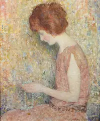 Murray Percival Bewley, The green necklace, oil on canvas