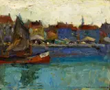 Armin Carl Hansen, Fisherman's quay, Ostend, Belgium
