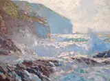 Paul Dougherty, Sunlight and surf, 1911, oil on canvas