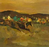 Armin Carl Hansen, Cowboy race