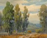 Percy Gray, California summer landscape