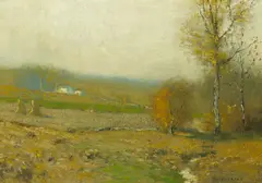 Autumn by Bruce Crane, oil on canvas, sold Apr 2010