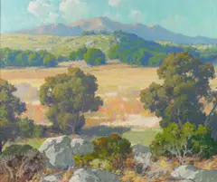 Maurice Braun, Hubbard's grove, oil on canvas