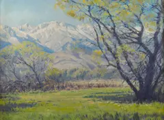 Eastern Sierras by Sam Hyde Harris, oil on canvas, sold Apr 2010