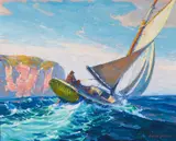 Joe Duncan Gleason, Sailboat and a healthy dose of wind
