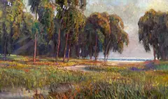 William Dorsey, Path to the coast, 1992, oil on canvas