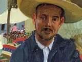 Arthur Grover Rider, Young man in Taxco (the flower vendor)
