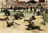 Barse Miller, Army in action, Kezar Stadium, San Francisco