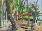 Millard Sheets, Kona, gateway to the sea
