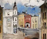 Tom E. Lewis, About 700 Montgomery Street, 1936, oil on masonite