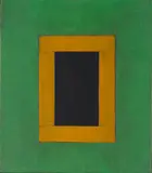 Harold Joe Waldrum, Rectangles, 1979, oil on canvas