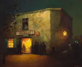 Will Sparks, 'The Calaveras Bar, Old San Andreas', oil on board