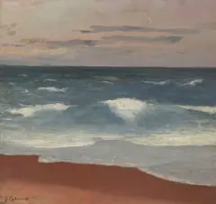 Near Point Lobos by Giuseppe Cadenasso, oil on canvas, offered Nov 2009