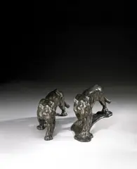 Tiger Walking, 1912 (a group of two) by Arthur Putnam, sold Nov 2009