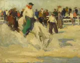 Armin Carl Hansen, Bucking bronco