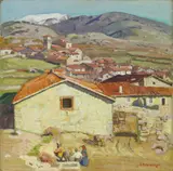 Ernest Martin Hennings, Spanish Village, Cercedilla