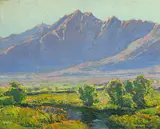 A view along the Owen's River by Edgar Alwin Payne, oil on canvas, sold Nov 2009