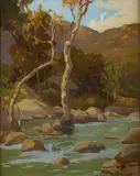 Marion Wachtel, Stream and Trees