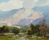 Jack Wilkinson Smith, San Gabriel Mountains (The lush entrance of a Canyon)