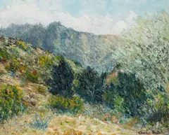 Charles Reiffel, 'Mission Valley, Monrovia, California, San Gabriel Mountains', oil on masonite