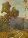 Country Road by Maurice Braun, oil on canvas, offered Nov 2009