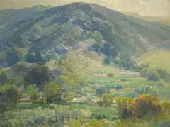 Hanson Puthuff, 'Quiet Hills', oil on canvas